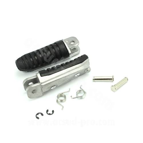 APPOGGIAPIEDI MOTO TIPO SUZUKI COMPLETE DI PERNI E MOLLE