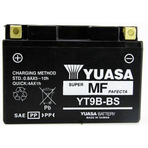 BATTERIA YT9B-BS 12V 8Ah SIGILLATA PRECARICATA - YUASA YT9B-BS