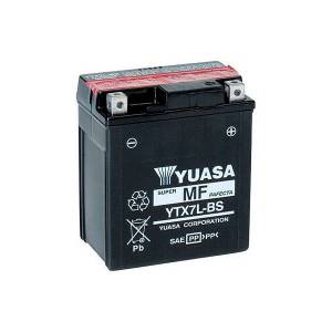 BATTERIA YTX7L-BS 12V 6Ah SIGILLATA CON ACIDO A CORREDO - YUASA YTX7L-BS