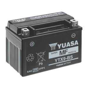 BATTERIA YTX9-BS 12V 8Ah SIGILLATA CON ACIDO A CORREDO - YUASA YTX9-BS