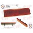 CATARIFRANGENTE ROSSO 94x28mm. CON 2 PIOLI - SIEM