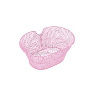 CESTINO ANTERIORE OVALE IN RETE SENZA GANCI *ROSA*