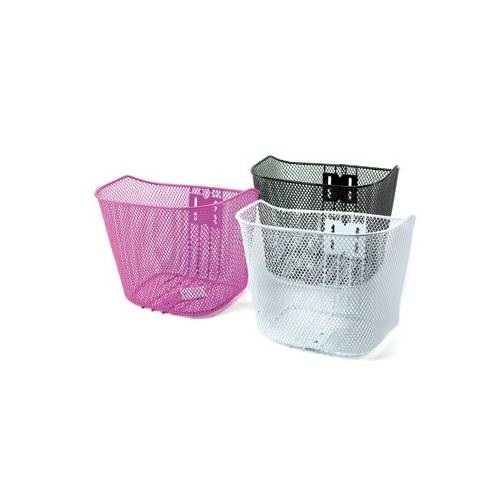 CESTINO ANTERIORE RETTANGOLARE IN RETE PER BICICLETTE 20"/24" SENZA ATTACCHI *ROSA*