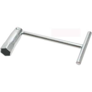 CHIAVE CANDELA es.21mm. CON MANICO A T SNODATO