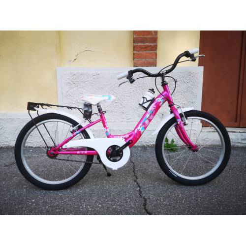 CICLO 20 MONOTUBO FEMMINA TELAIO 28 ACCIAIO 1 VELOCITA' *FUXIA* - DOUBLEZZ Baby Bunny