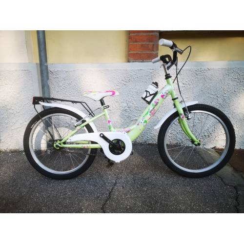 CICLO 20 MONOTUBO FEMMINA TELAIO 28 ACCIAIO 1 VELOCITA' *VERDE CHIARO* - DOUBLEZZ Baby Bunny