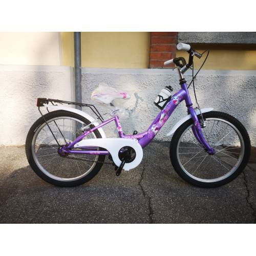 CICLO 20 MONOTUBO FEMMINA TELAIO 28 ACCIAIO 1 VELOCITA' *VIOLA* - DOUBLEZZ Baby Bunny