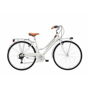 CICLO 28 CITY DONNA TELAIO 45 ACCIAIO 6 VELOCITA' *BIANCO* - ADRIATICA Trend Lady