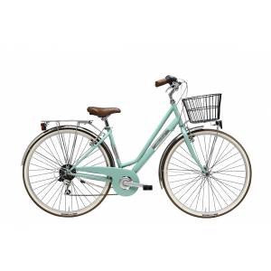 CICLO 28 CITY DONNA TELAIO 45 ACCIAIO 6 VELOCITA' *VERDE ACQUA* - ADRIATICA "Panarea"