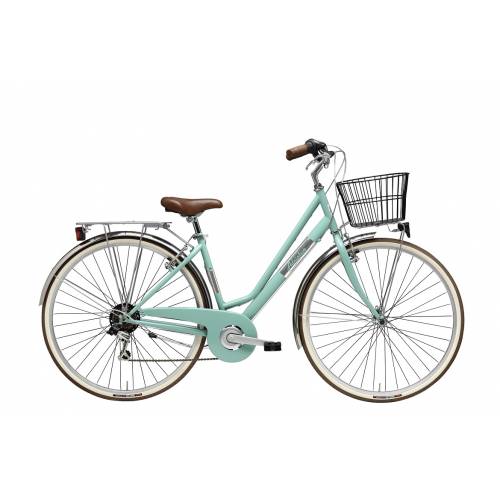 CICLO 28 CITY DONNA TELAIO 45 ACCIAIO 6 VELOCITA' *VERDE ACQUA* - ADRIATICA "Panarea"
