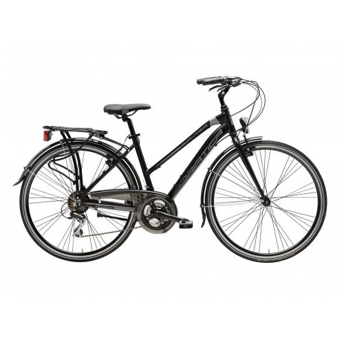 CICLO 28 CITY DONNA TELAIO 45 ALLUMINIO 21 VELOCITA' *NERO OPACO* - ADRIATICA Boxter HP Lady
