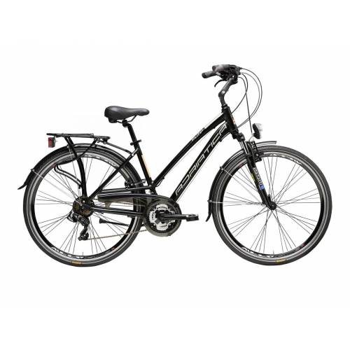 CICLO 28 CITY DONNA TELAIO 45 ALLUMINIO 21 VELOCITA' AMMORTIZZATA *NERO* -  ADRIATICA Sity2 Lady