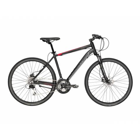 CICLO 28 CITY UOMO TELAIO 55 ALLUMINIO 24 VELOCITA' *NERO OPACO* - ADRIATICA Boxter GS Disc