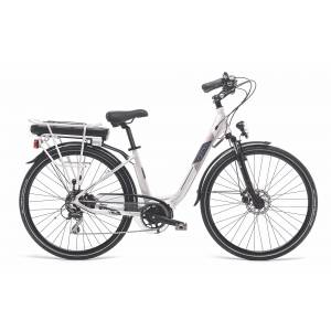 CICLO ELETTRICO DONNA 28 TELAIO 43 ALLUMINIO 7 VELOCITA' *BIANCO* - WORLD DIMENSION Glow Lady