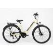 CICLO ELETTRICO DONNA 28 TELAIO 46 *CREMA* - DOUBLEZZ Smile City