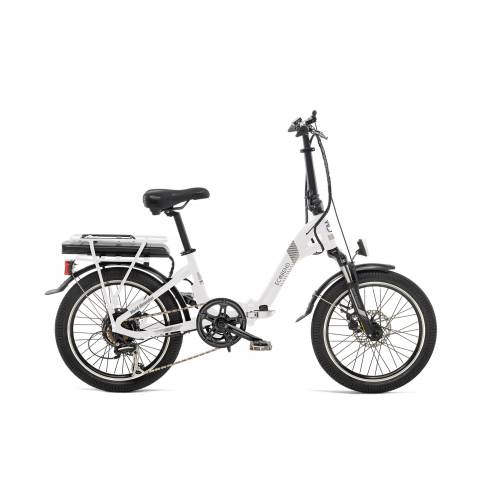 CICLO ELETTRICO UNISEX 20 PIEGHEVOLE *BIANCO OPACO* - WORLD DIMENSION Eco Bend