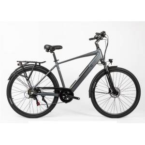 CICLO ELETTRICO UOMO 28 TELAIO 50 *ANTRACITE* - DOUBLEZZ Smile City