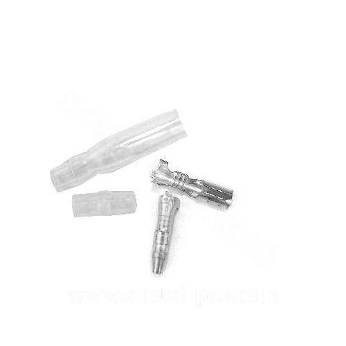 CONNETTORE ELETTRICO A 1 PIN MASCHIO/FEMMINA