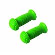 COPPIA MANOPOLE CICLO BIMBO CON PARAMANI d.22x100mm. *VERDE*