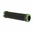 COPPIA MANOPOLE CICLO MTB d.22x120mm. LOCK RING *VERDE* - WAG Gripper