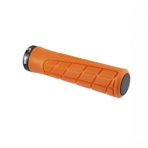 COPPIA MANOPOLE CICLO MTB d.22x120mm. LOCK RING PRO *ARANCIO* - WAG Mtb Pro