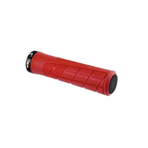 COPPIA MANOPOLE CICLO MTB d.22x120mm. LOCK RING PRO *ROSSO* - WAG Mtb Pro