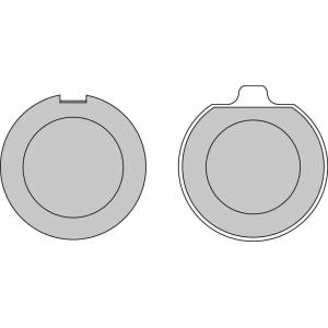 COPPIA PASTIGLIE FRENO FERODO FDB150P