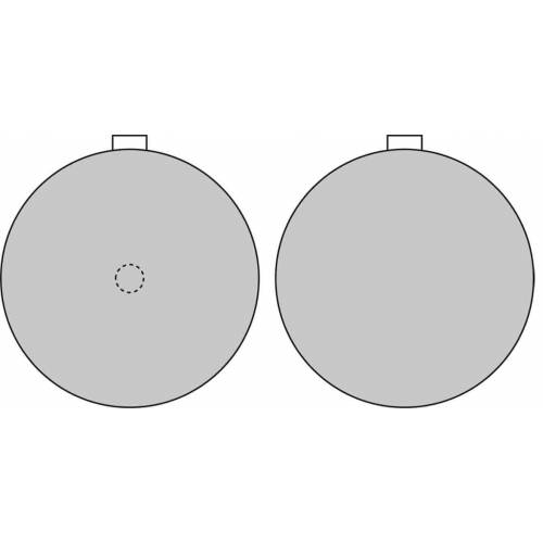 COPPIA PASTIGLIE FRENO FERODO FDB178P