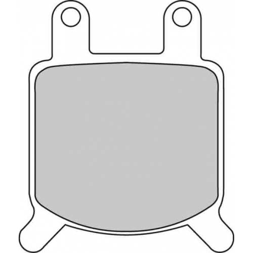 COPPIA PASTIGLIE FRENO FERODO FDB205P