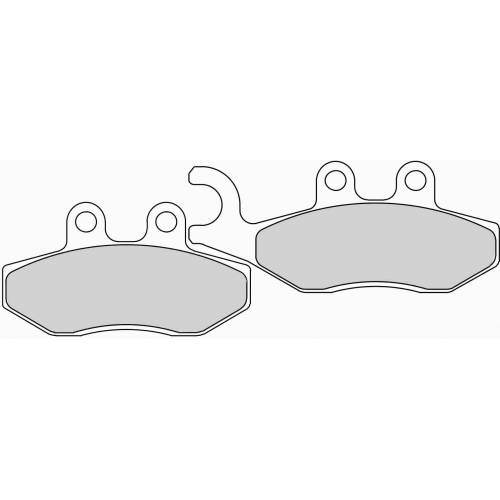 COPPIA PASTIGLIE FRENO FERODO FDB2142EF