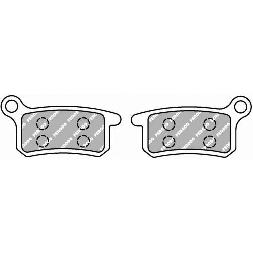 COPPIA PASTIGLIE FRENO FERODO FDB2157SG