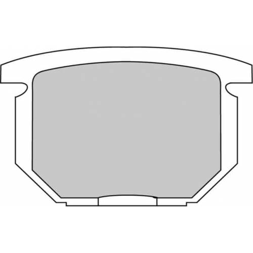 COPPIA PASTIGLIE FRENO FERODO FDB217P