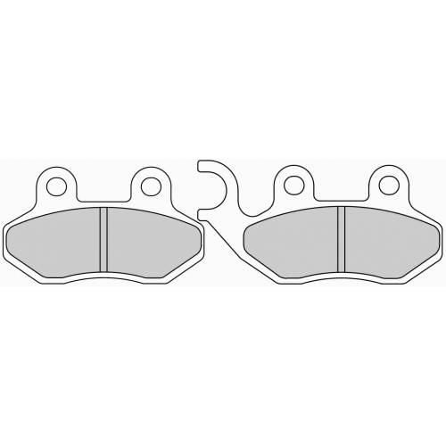 COPPIA PASTIGLIE FRENO FERODO FDB2190EF