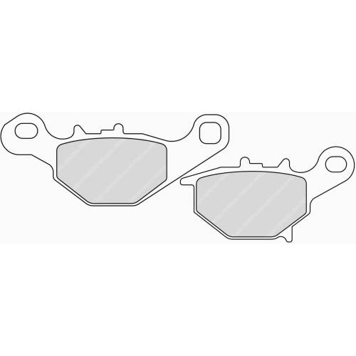 COPPIA PASTIGLIE FRENO FERODO FDB2197SG