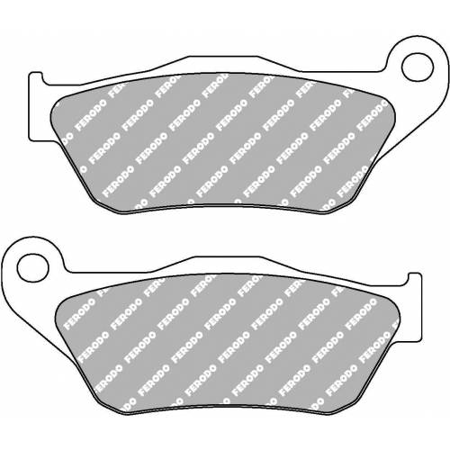 COPPIA PASTIGLIE FRENO FERODO FDB2208EF