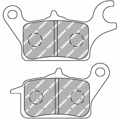 COPPIA PASTIGLIE FRENO FERODO FDB2282EF