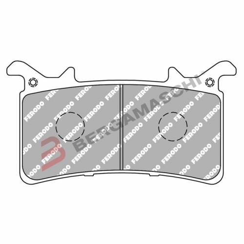 COPPIA PASTIGLIE FRENO FERODO FDB2324ST