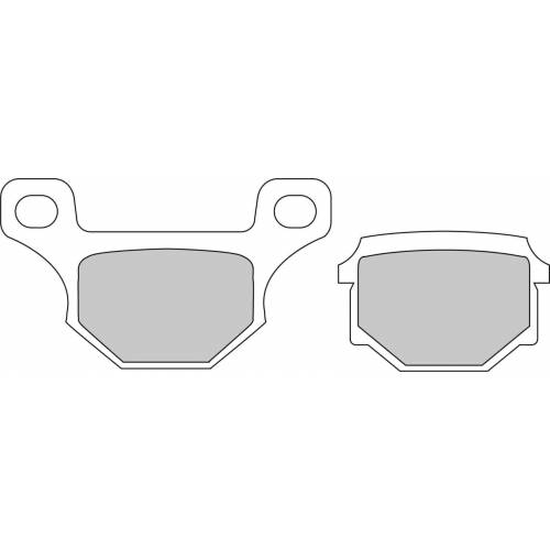 COPPIA PASTIGLIE FRENO FERODO FDB384P