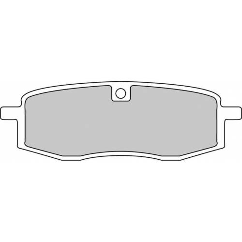 COPPIA PASTIGLIE FRENO FERODO FDB411P