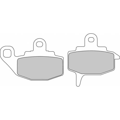 COPPIA PASTIGLIE FRENO FERODO FDB494P