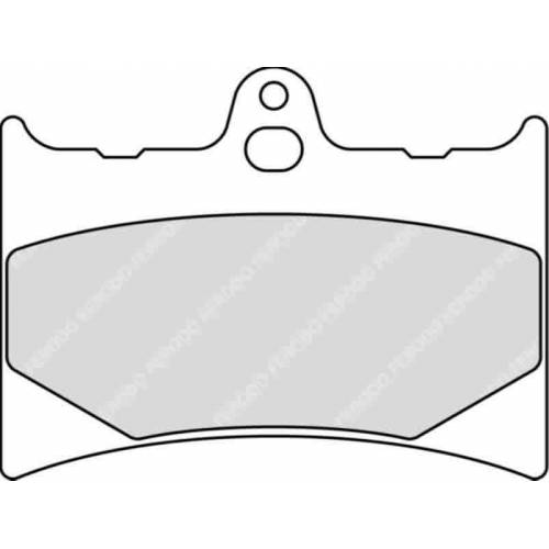 COPPIA PASTIGLIE FRENO FERODO FDB498P