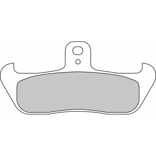 COPPIA PASTIGLIE FRENO FERODO FDB499P