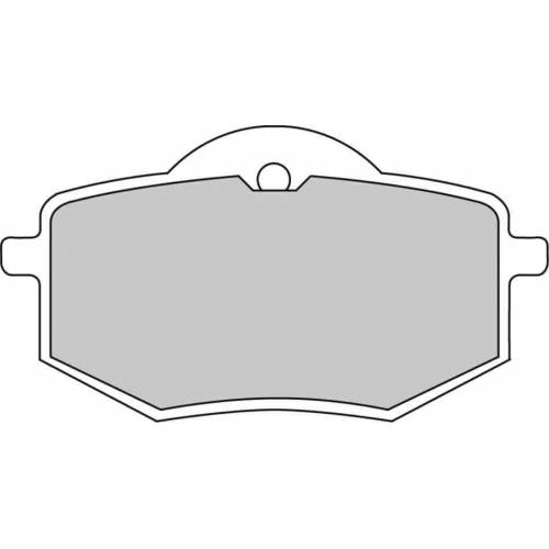 COPPIA PASTIGLIE FRENO FERODO FDB591P