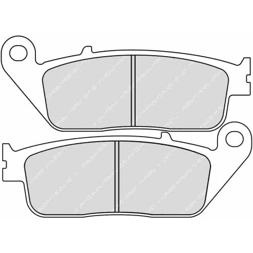 COPPIA PASTIGLIE FRENO FERODO FDB664P