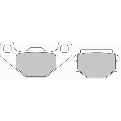 COPPIA PASTIGLIE FRENO FERODO FDB828P