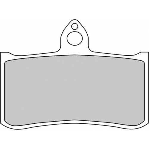 COPPIA PASTIGLIE FRENO FERODO FDB858P