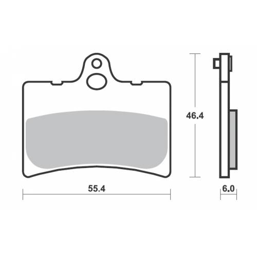 COPPIA PASTIGLIE FRENO FERODO FDB866P ( ug.SBS672)