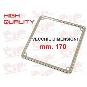 CORNICE TARGA FINO AL 1999 ACCIAIO INOX LUCIDATA