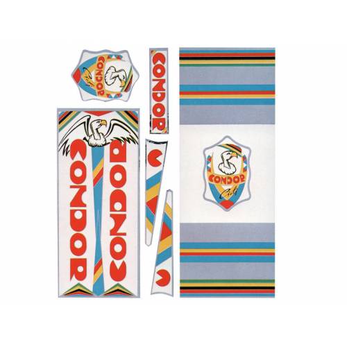 DECALCOMANIE CICLO VINTAGE Condor A BASE CROMATA
