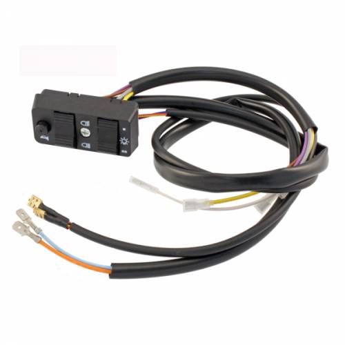 DEVIATORE LUCI PIAGGIO VESPA PX CON FRECCE SENZA BATTERIA 2° TIPO